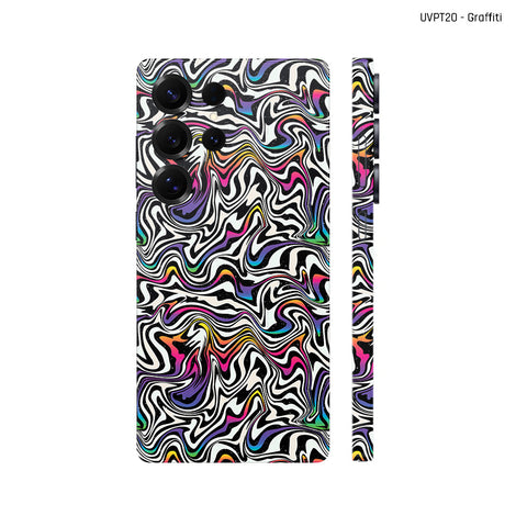 Dán Skin Samsung Galaxy S25 Series Vân Nổi Graffiti 02 | UVPT20