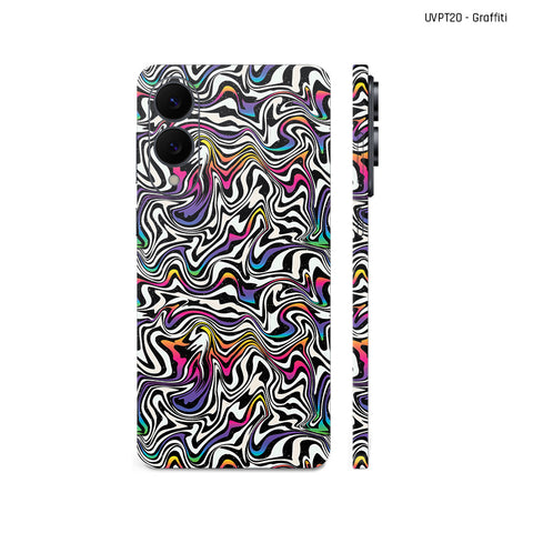 Dán Skin Samsung Galaxy S25 Series Vân Nổi Graffiti 02 | UVPT20