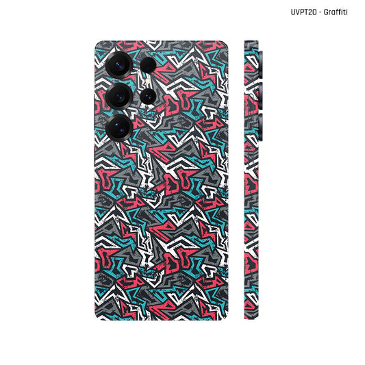 Dán Skin Samsung Galaxy S25 Series Vân Nổi Graffiti 04 | UVPT20