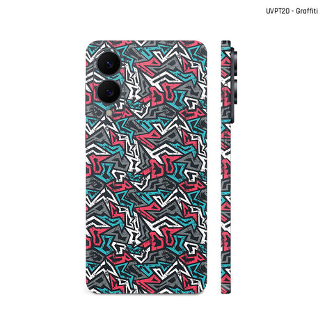 Dán Skin Samsung Galaxy S25 Series Vân Nổi Graffiti 04 | UVPT20