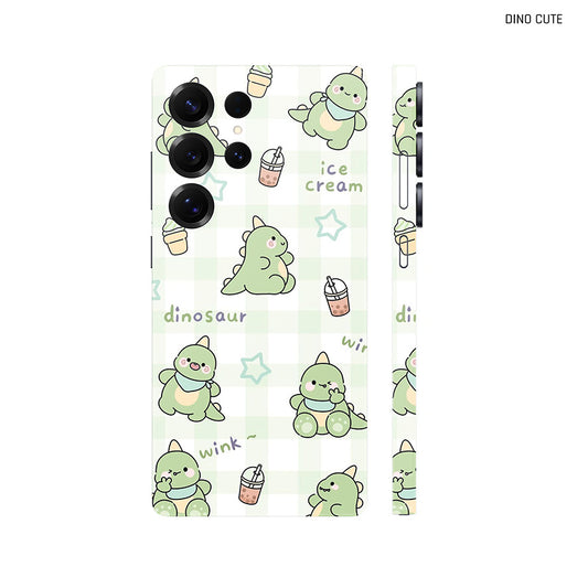 Dán Skin Samsung Galaxy S25 Series Hình Dino Cute 04 | DINOCUTE