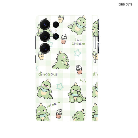 Dán Skin Samsung Galaxy S25 Series Hình Dino Cute 04 | DINOCUTE