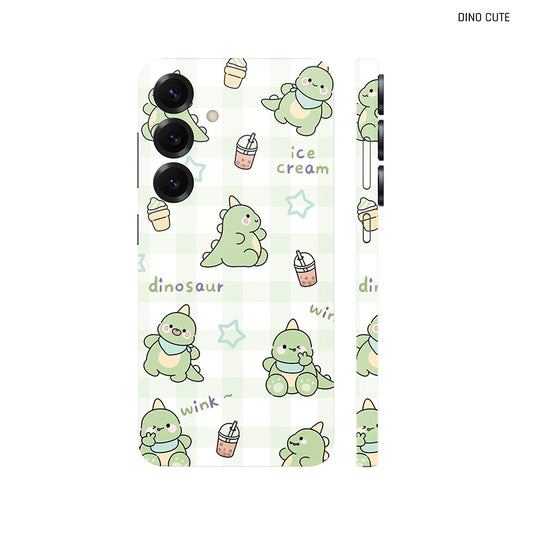 Dán Skin Samsung Galaxy S25 Series Hình Dino Cute 04 | DINOCUTE