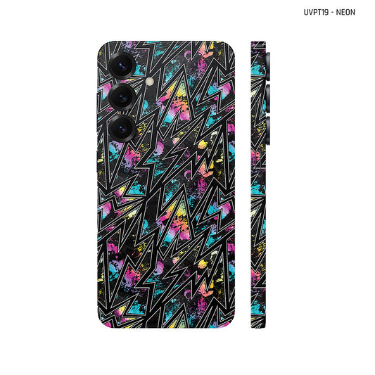 Dán Skin Samsung Galaxy S25 Series Vân Nổi Neon 01 | UVPT19