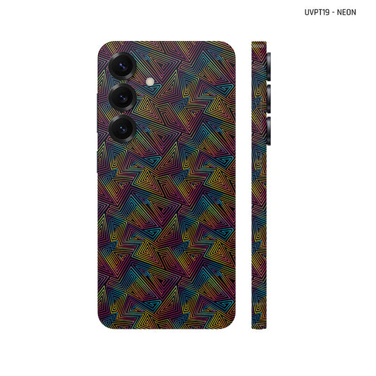 Dán Skin Samsung Galaxy S25 Series Vân Nổi Neon 03 | UVPT19