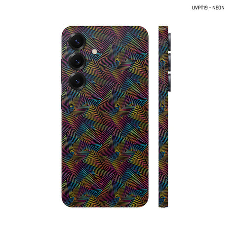 Dán Skin Samsung Galaxy S25 Series Vân Nổi Neon 03 | UVPT19