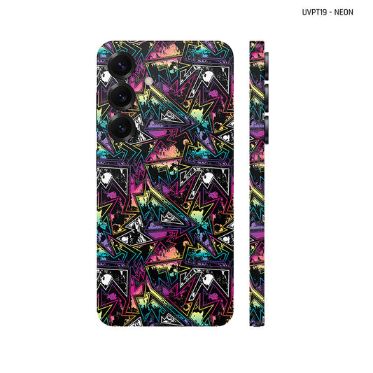 Dán Skin Samsung Galaxy S25 Series Vân Nổi Neon 04 | UVPT19