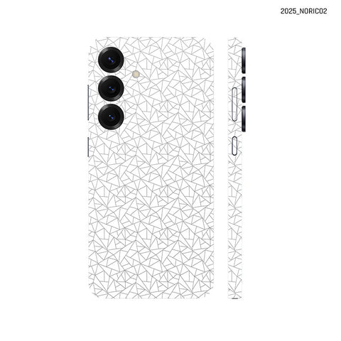 Dán Skin Samsung Galaxy S25 Series Vân Nổi Nordic 2025 Trắng | NORDIC02