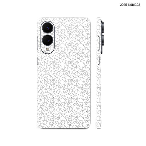 Dán Skin Samsung Galaxy S25 Series Vân Nổi Nordic 2025 Trắng | NORDIC02