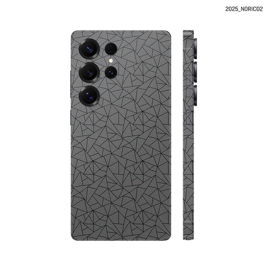 Dán Skin Samsung Galaxy S25 Series Vân Nổi Nordic 2025 Xám | NORDIC02