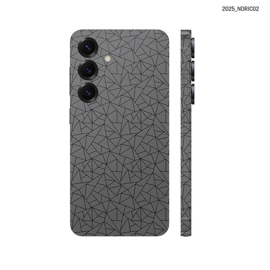 Dán Skin Samsung Galaxy S25 Series Vân Nổi Nordic 2025 Xám | NORDIC02