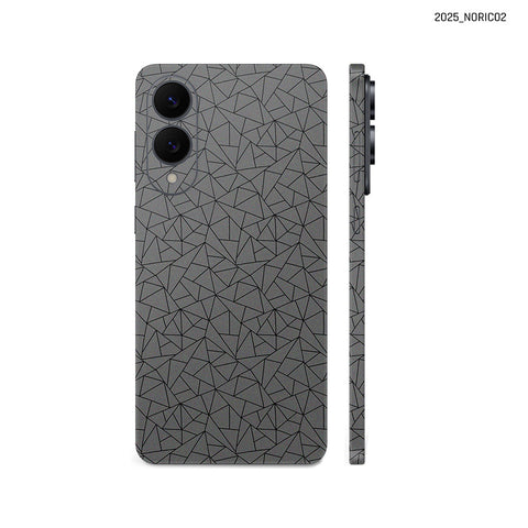 Dán Skin Samsung Galaxy S25 Series Vân Nổi Nordic 2025 Xám | NORDIC02