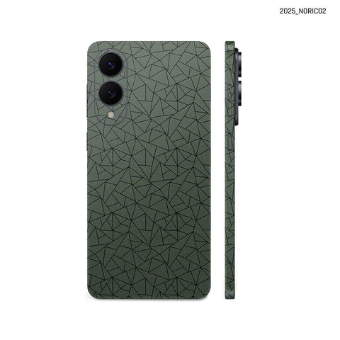 Dán Skin Samsung Galaxy S25 Series Vân Nổi Nordic 2025 Xanh Midnight | NORDIC02