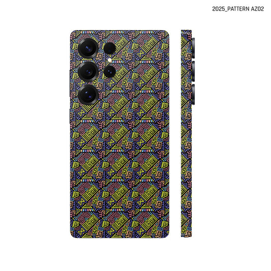 Dán Skin Samsung Galaxy S25 Series Vân Nổi Pattern AZ 2025 Neon | AZ02
