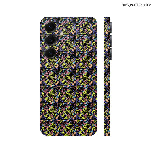 Dán Skin Samsung Galaxy S25 Series Vân Nổi Pattern AZ 2025 Neon | AZ02