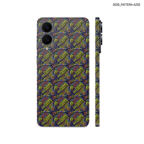 Dán Skin Samsung Galaxy S25 Series Vân Nổi Pattern AZ 2025 Neon | AZ02