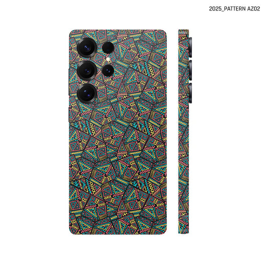 Dán Skin Samsung Galaxy S25 Series Vân Nổi Pattern AZ 2025 Thổ Cẩm | AZ02