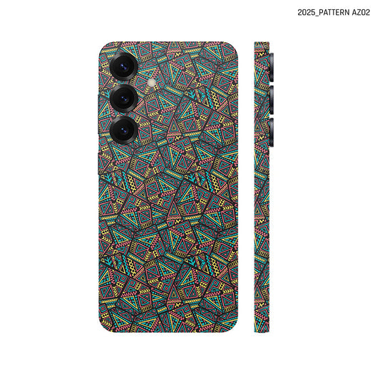 Dán Skin Samsung Galaxy S25 Series Vân Nổi Pattern AZ 2025 Thổ Cẩm | AZ02