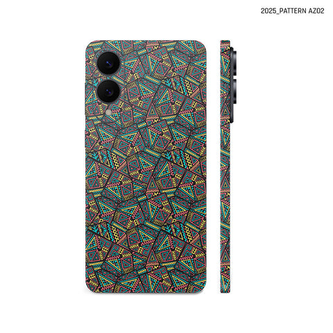 Dán Skin Samsung Galaxy S25 Series Vân Nổi Pattern AZ 2025 Thổ Cẩm | AZ02