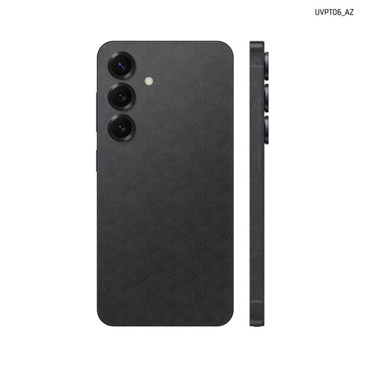 Dán Skin Samsung Galaxy S25 Series Vân Nổi PATTERN AZ Đen | UVPT06