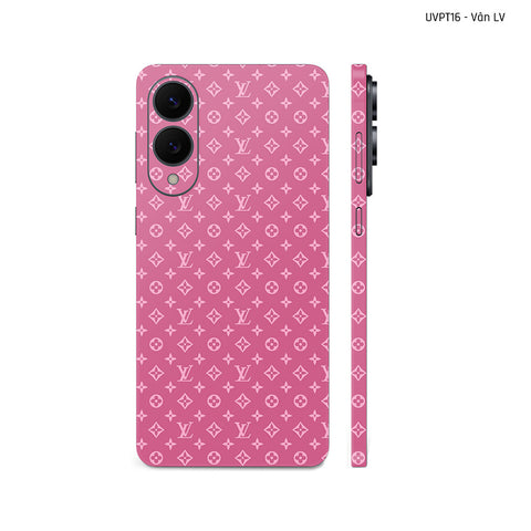 Dán Skin Samsung Galaxy S25 Series Vân Nổi LV Hồng | UVPT16