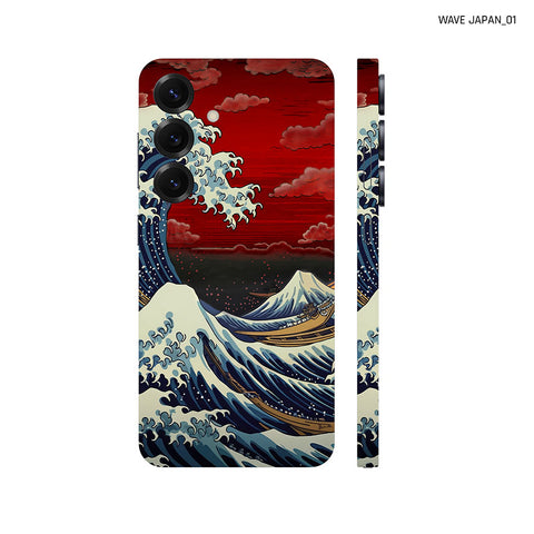 Dán Skin Samsung Galaxy S24 Series Hình Wave Japan 01
