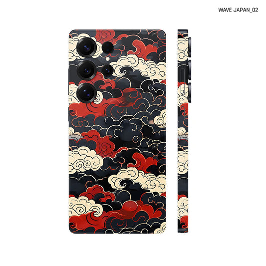Dán Skin Samsung Galaxy S24 Series Hình Wave Japan 02