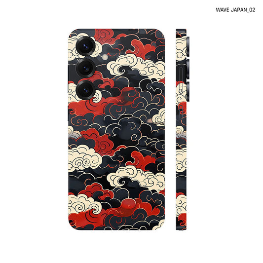 Dán Skin Samsung Galaxy S24 Series Hình Wave Japan 02