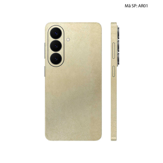 Miếng Dán Da Samsung Galaxy S26 Plus Vân Aran Kaki | AR01