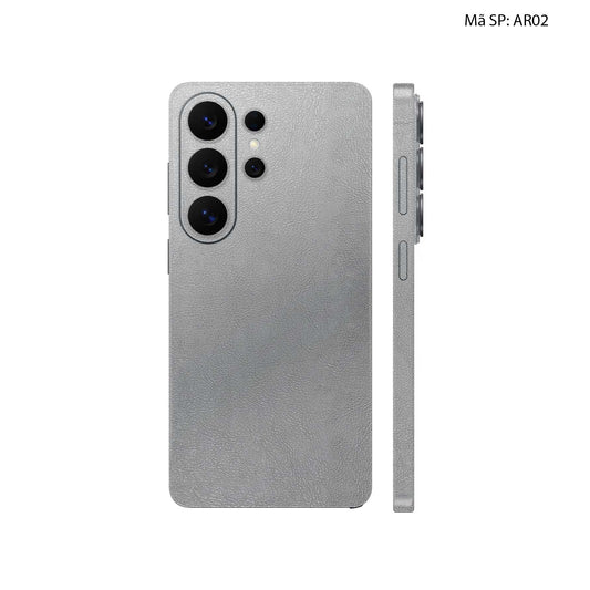 Miếng Dán Da Samsung Galaxy S26 Ultra Vân Aran Xám Ghi | AR02