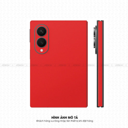 Dán Skin Galaxy Z Fold 8 | Ultra Đổi Màu Đỏ Lì | SKM-K89053