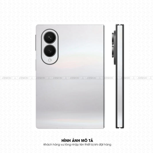 Dán Skin Galaxy Z Fold 8 | Ultra Đổi Màu Trắng Ngọc Trai | SKM-MT03