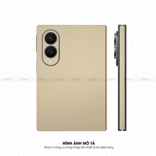 Dán Skin Galaxy Z Fold 8 | Ultra Đổi Màu Vàng Sampanh | SKM-MT05