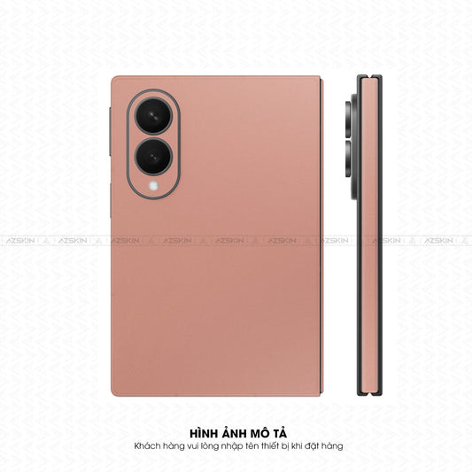 Dán Skin Galaxy Z Fold 8 Đổi Màu Vàng Hồng | SKM-MT06