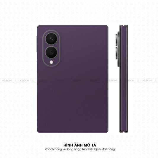 Dán Skin Galaxy Z Fold 8 Đổi Màu Tím| SKM-MT13
