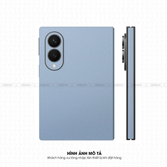 Dán Skin Galaxy Z Fold 8 | Ultra Đổi Màu Xanh Sierra Blue | SKM-MT16