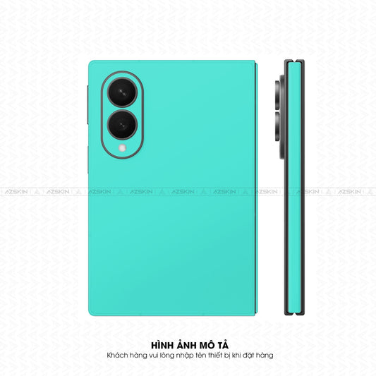 Dán Skin Galaxy Z Fold 8 Đổi Màu Xanh Tiffany SKM-ST07