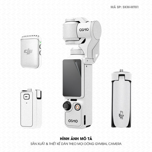 Dán Skin Gimbal Camera Đổi Màu Trắng | SKM-MT01
