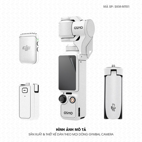 Dán Skin Gimbal Camera Đổi Màu Trắng | SKM-MT01