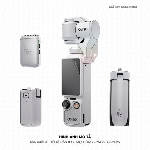 Dán Skin Gimbal Camera Đổi Màu Trắng Ngọc Trai | SKM-MT03