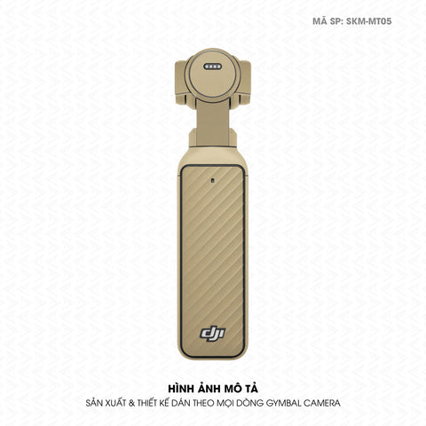 Dán Skin Gimbal Camera Đổi Màu Vàng Sampanh | SKM-MT05