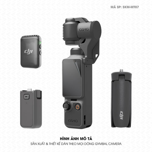 Dán Skin Gimbal Camera Đổi Màu Xám Metallic | SKM-MT07