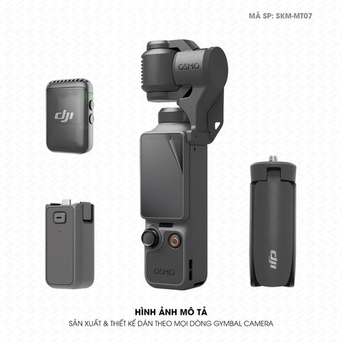 Dán Skin Gimbal Camera Đổi Màu Xám Metallic | SKM-MT07