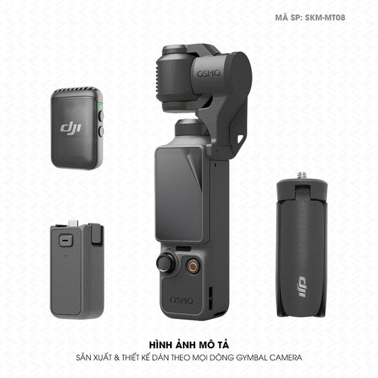 Dán Skin Gimbal Camera Đổi Màu Xám Xi | SKM-MT08