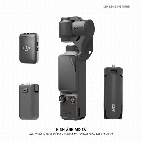 Dán Skin Gimbal Camera Đổi Màu Xám Xi | SKM-MT08