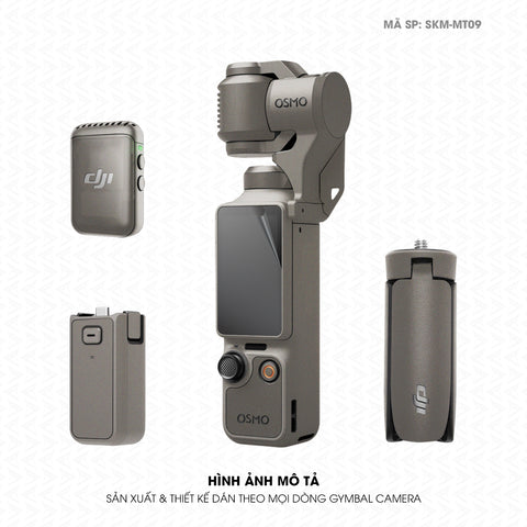 Dán Skin Gimbal Camera Đổi Màu Titanium | SKM-MT09