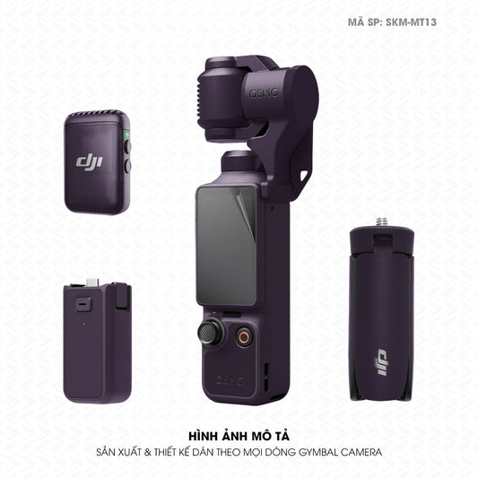 Dán Skin Gimbal Camera Đổi Màu Tím Metallic | SKM-MT13