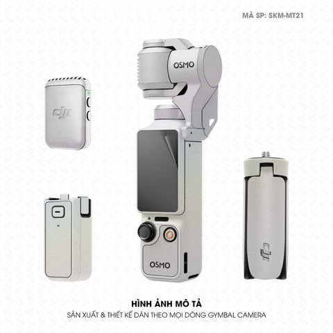 Dán Skin Gimbal Camera Đổi Màu Bạc Chuyển Sắc | SKM-MT21