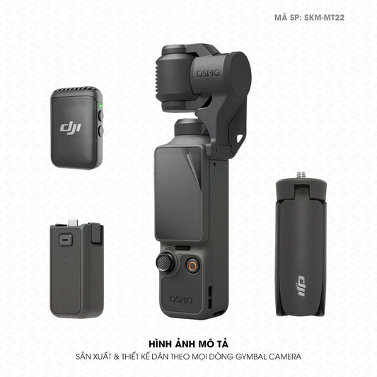 Dán Skin Gimbal Camera Đổi Màu Đen Ánh Cầu Vồng | SKM-MT22