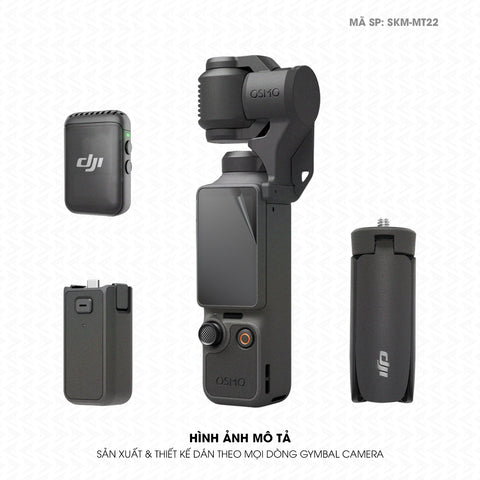 Dán Skin Gimbal Camera Đổi Màu Đen Ánh Cầu Vồng | SKM-MT22